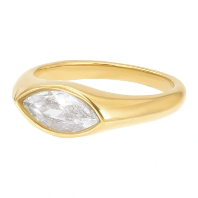 Afbeelding van iXXXi Fame Jolie Crystal Goudkleurig Dames Ring 19mm