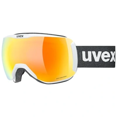 Afbeelding van uvex Downhill 2100 PS, skibril, uniseks, volwassenen, wit (mat/oranje groen), Eén maat