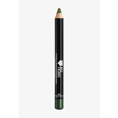 Afbeelding van All Tigers Natural &amp; Vegan Eyeshadow Pencil Oogschaduw, Dames, Maat: 3 g, Olive green &quot;watch out i roar&quot;