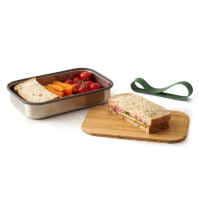 Afbeelding van Black+Blum RVS Broodtrommel 900ml Olive