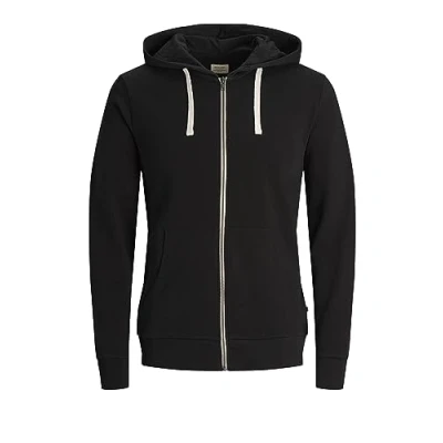 Afbeelding van Jack &amp; Jones Jjeholmen Sweatshirt Zip Hood Noos Herenjas, Zwart (Zwarte Schoonheid)