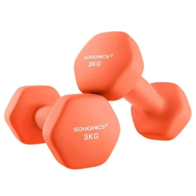 Afbeelding van Dumbbell set van 2 rood
