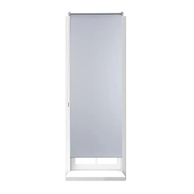 Afbeelding van Relaxdays thermo rolgordijn wit isolerend zonder boren verduisterend diverse maten 60x160cm