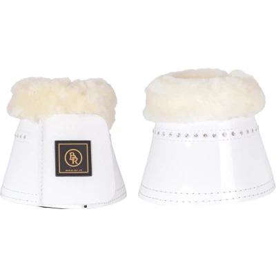 Afbeelding van BR Springschoen Glamour Lacquer Sheepskin L Wit