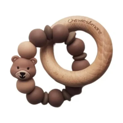 Afbeelding van Chewies &amp; More Bear Ringrammelaar Mini Brown