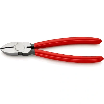 Image de KNIPEX 70 01 180 coupe diagonale plastifiée noire atramentisée mm