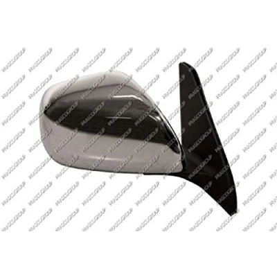 Afbeelding van Buitenspiegel Prasco TY8487013 rechts zwart Verchroomd voor manuele spiegelverstelling, Bol vormig, niet getint TOYOTA: Land Cruiser Prado 120