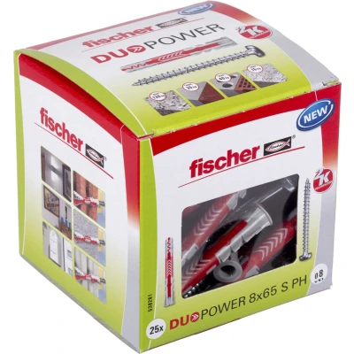 Afbeelding van Fischer DUOPOWER 8x65 S PH LD 2 componenten plug 65 mm 8 538261 25 stuk(s)