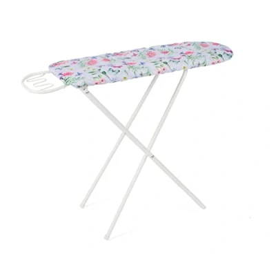 Afbeelding van Strijkplank (bloemen wit/roze)
