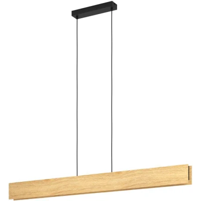 Afbeelding van EGLO connect.z Anchorena Z Hanglamp 123cm BruinZwartWit RGB