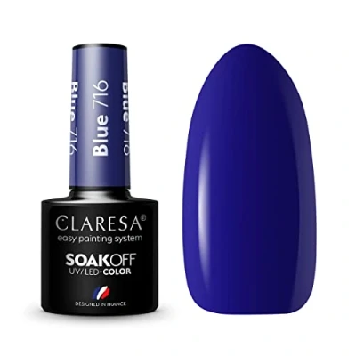 Afbeelding van Soak Off UV/LED Blauw hybride vernis 716 5g