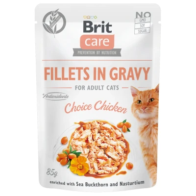 Afbeelding van Brit Care Cat Fillet 85 g Kattenvoer Kip