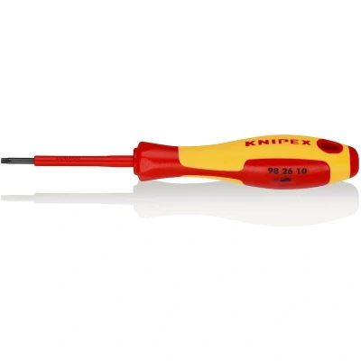 Image de KNIPEX 98 26 10 tournevis pour vis Torx avec poignée isolée à plusieurs composants, testé VDE bruni 160 mm
