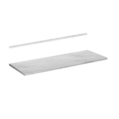 Afbeelding van Vicco Keukenwerkblad &quot;R Line&quot;, wit marmer, 160 cm