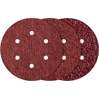 Afbeelding van Wolfcraft 1838000 Excenterschuurpapierset Met klittenband, Geperforeerd Korrelgrootte 60, 120, 240 (Ø) 150 mm 12 stuk(s)