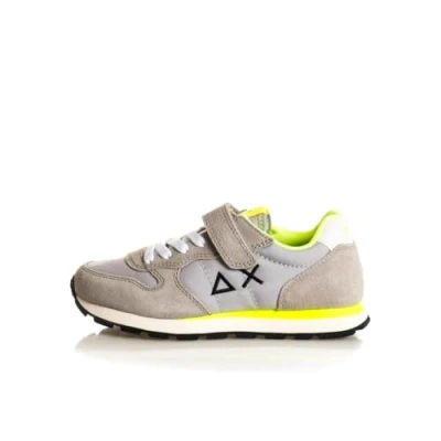 Afbeelding van Sun68 Sneakers laag voor kinderen, Maat: 34, Grey Leer en textiel