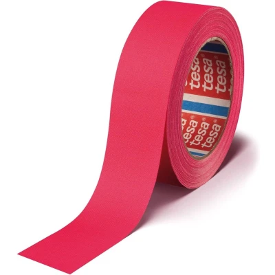 Afbeelding van tesa 04671 00051 10 Textieltape tesaband 4671 Neon pink (l x b) 25 m 19 mm 1 stuk(s)