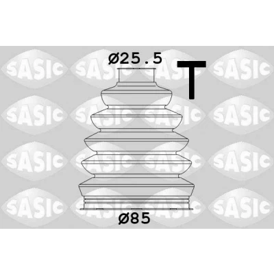 Afbeelding van SASIC 1904029 Aandrijfashoes Vooras, Wielzijde Thermoplastic FIAT: Punto Evo Hatchback, Doblo I Cargo, Grande Hatchback