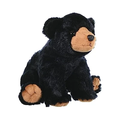 Image de PELUCHE OURS NOIR 30 CM CUDDLEKINS WILD REPUBLIC 80182