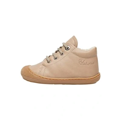 Afbeelding van Naturino Cocoon Sneakers laag voor kinderen, Maat: 18, Beige Leer