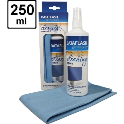 Afbeelding van DataFlash TFT, LCD Beeldschermreiniger 250 ml Incl. reinigingsdoek Data Flash DF1623 1 stuk(s)