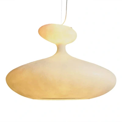 Afbeelding van Volumineuze hanglamp E.T.A. Sat, wit