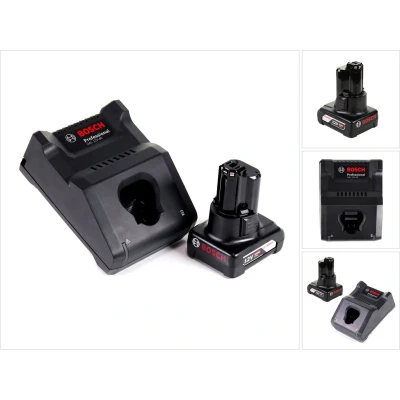 Afbeelding van Bosch GAL 12V 40 Professionele Snellader voor accu&#039;s ( 1600A019R3 ) + 6.0 Ah accu 1600A00X7H