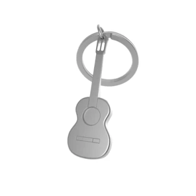 Afbeelding van Metalmorphose sleutelhanger Music fashion classic guitar Grijs / Metaal