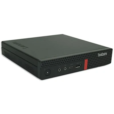 Afbeelding van Lenovo ThinkCentre M720q Tiny Intel Six Core i5 8400T 256GB SSD harde schijf 16GB geheugen Windows 11 Pro met Wi Fi en Bluetooth Desktop Mini PC (refurbished)