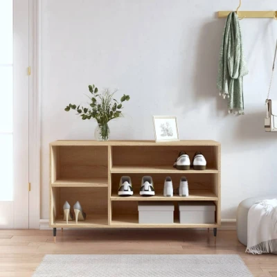 Afbeelding van Schoenenkast 102x36x60 cm bewerkt hout sonoma eikenkleurig