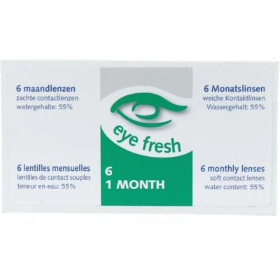 Afbeelding van Eye Fresh Zachte Maandlenzen 6 pack 5,5 stuks
