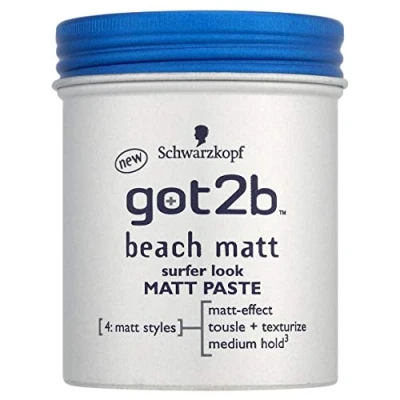 Afbeelding van Schwarzkopf Got2B Surfer Look Pasta, mat, 100 ml, 2 stuks