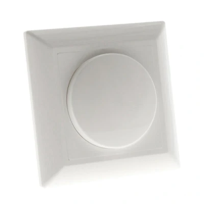 Afbeelding van Dimmerknop Led dimmer incl. centraalplaat en raamwerk wit