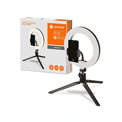 Afbeelding van LEDVANCE LINEAR LED MOBILE RING 4058075666870 tafellamp 5.50 W Zwart