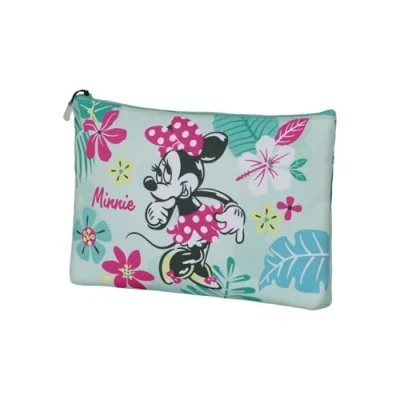 Afbeelding van Karactermania Disney Minnie Mouse Tropisch Zon Toilettas Etui met rits Groen