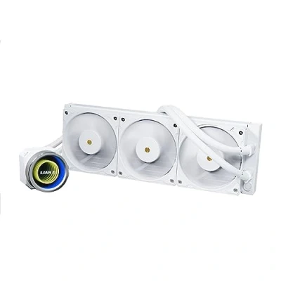 Afbeelding van Lian Li Galahad II Trinity Performance White Vloeistof koelsysteem processor afmeting radiator: 360 mm voor Intel LGA 115x, 1700 AMD AM5, AM4 3 x 120 fans wit