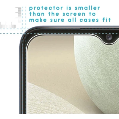 Afbeelding van iMoshion Screenprotector Geschikt voor Samsung Galaxy A12 Tempered Glass Gehard Glas 2 pack