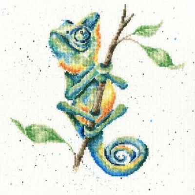 Afbeelding van Borduurpakket One in a Chameleon Bothy Threads
