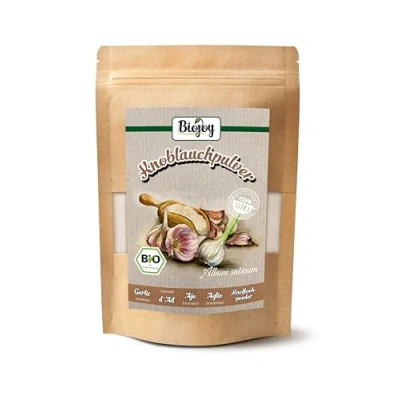 Image de Biojoy Poudre d&#039;ail BIO (250 g), ail en poudre, sans additifs (Allium sativum)