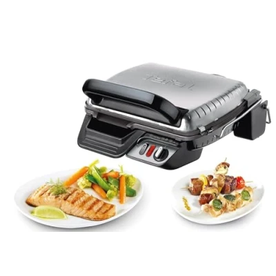 Afbeelding van Tefal GC3060 Contactgrill Groot grilloppervlak Anti aanbaklaag 2000W RVS