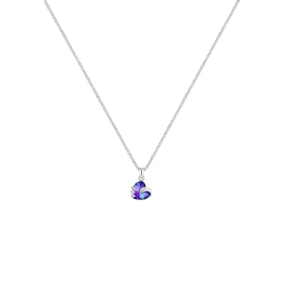Afbeelding van Elli HERZ Kristalle Tesoro Ketting, Dames, Maat: 45, Violett