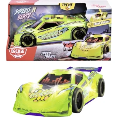 Image de Voiture Dickie Light Streak Speed Tronic 20cm Fonctions Sonores et Lumineuses Pour Enfant des 3 Ans