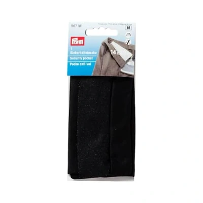 Afbeelding van Prym 20 x 14 cm, 1 schaduwzak met ritssluiting, zwart
