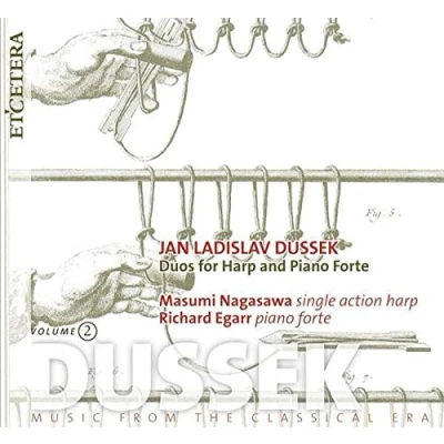Afbeelding van Masumi Nagasawa Richard Egarr Duos For Harp And Piano Forte (CD)
