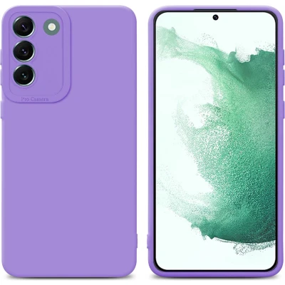 Afbeelding van Cadorabo Hoesje geschikt voor Samsung Galaxy S22 PLUS in Fluid LICHT PAARS Beschermhoes gemaakt van flexibel TPU silicone Cover Case