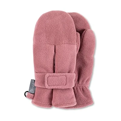 Afbeelding van Sterntaler babyhandschoenen, uniseks, kinderhandschoenen, microfleece met klittenbandsluiting, roze, 2 Roze