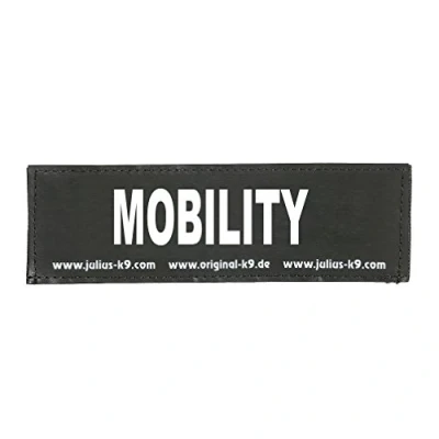 Afbeelding van 1 paar verwisselbare patches, mobiliteit, maat S, zwart