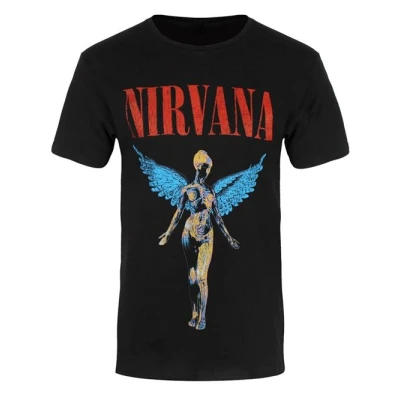 Image de Nirvana T Shirt Angelic Homme Noir Taille L