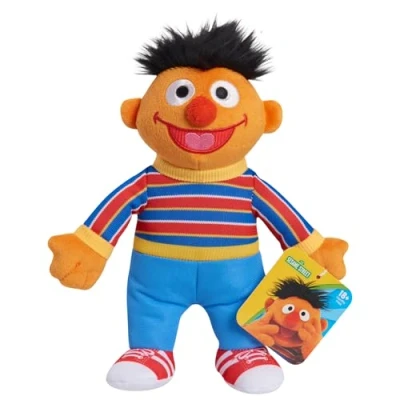Afbeelding van Sesame Street: Friends Ernie Pluche Knuffel (20 cm)