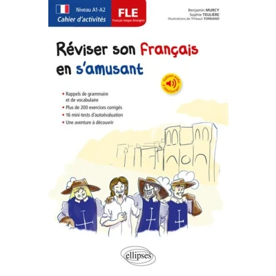 Image de FLE. Cahier d&#039;activités. Réviser son français langue étrangère en s&#039;amusant. A1 A2 (avec fichiers audio)